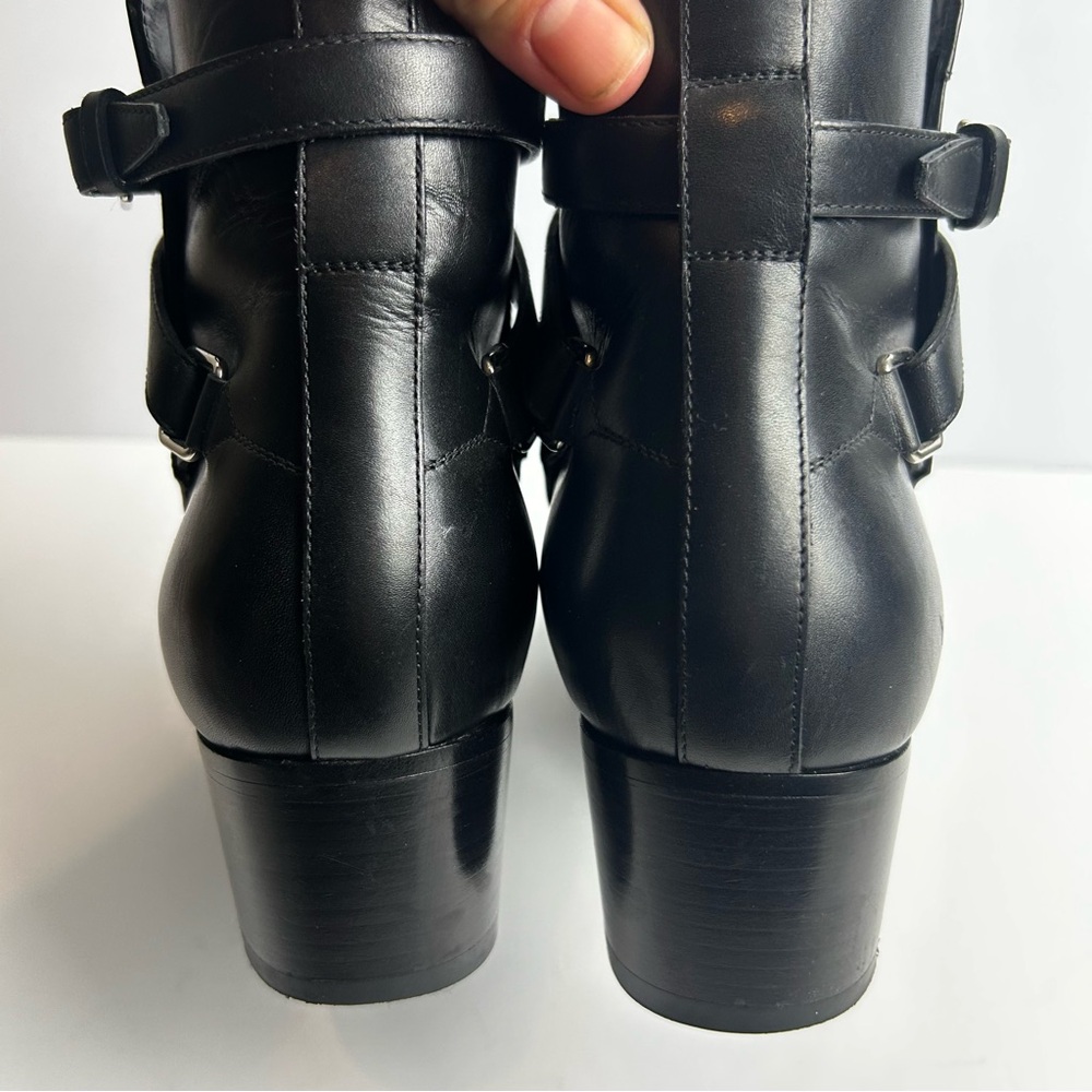 Saint Laurent Paris Black leather Jodhpur ankle boot size: 11 - Picture 6 of 14